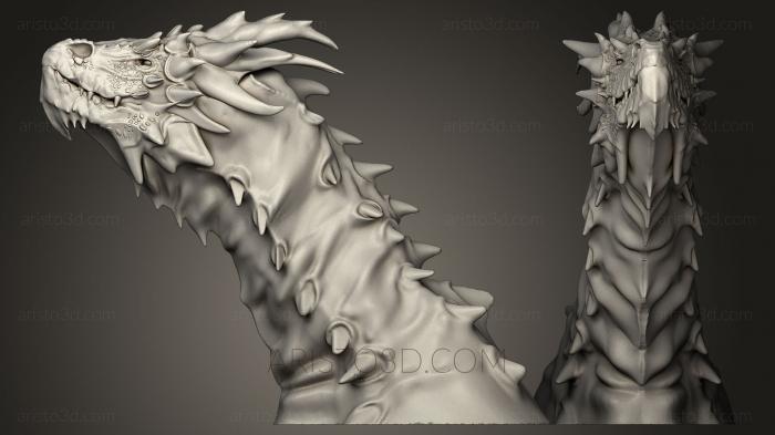 Figurines of griffins and dragons (STKG_0004) 3D model for CNC machine